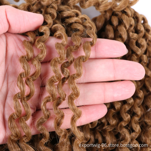 Wholesale Synthetic Twist Braids Hair 8inch 90g Crochet Curly Braid Hair Afro Curls Braiding Hair